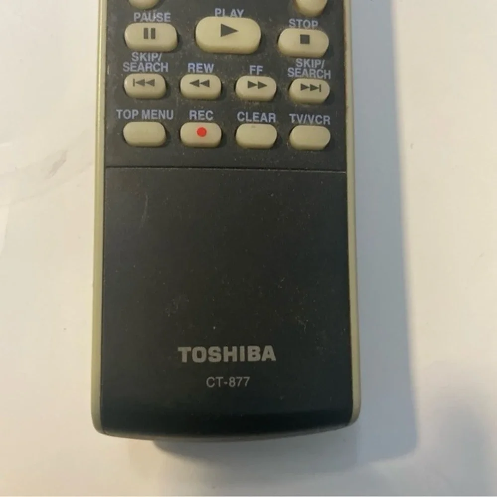 TOSHIBA CT-877 Remote Control‎ TV VCR DVD Player Universal Replacement